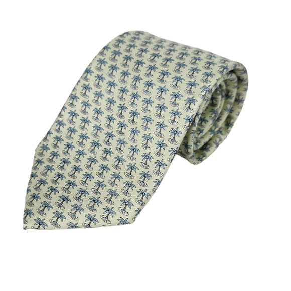 Vineyard Vines Other - Vineyard Vines Martha's Vineyard Shep + Ian Light Green Palmetto Men's Neck Tie
